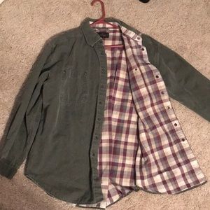 Redhead green jacket